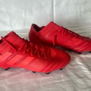 Red Soccer Cleats